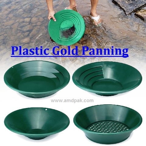 4pcs Exploration Mining Gravity Trap Gold Plate kit,Washing Pans Tray Kit Traditional Gold Washing Tool Gold Sifter Gold Basin Mine Search Detector alluvial Gold Mining and Gold Exploration 